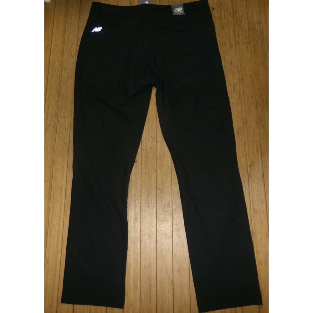 NEW‎ BALANCE MENS TECH PANTS~BLACK~36X32~NWT